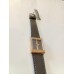 VINTAGE Christian Dior γυναικείο ρολόι με επίχρυσο καντράν και ανθρακί δερμάτινο λουράκι (VIN12)